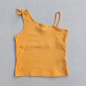 NWOT Old Navy Orange Asymetrical Tank Top Size L